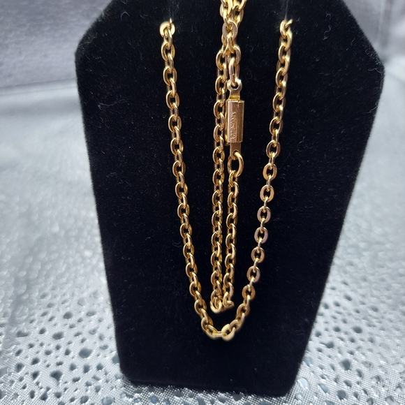 Vintage Germany made Lightweight Goldtone 24" Chain. VGC & Attractive. - Picture 7 of 12